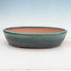 Bonsai bowl 34 x 27 x 7.5 cm, color green - 1/7
