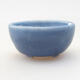 Mini bonsai bowl 3.5 x 3.5 x 2 cm, color blue - 1/3