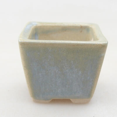 Mini bonsai bowl 3 x 3 x 2.5 cm, color blue - 1