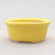 Mini bonsai bowl 6 x 3.5 x 2 cm, color yellow - 1/3