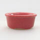 Mini bonsai bowl 4 x 3 x 2 cm, color red - 1/3