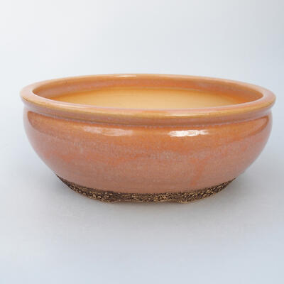 Ceramic bonsai bowl 16 x 16 x 6 cm, color pink - 1