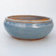 Ceramic bonsai bowl 15.5 x 15.5 x 5.5 cm, color blue - 1/3