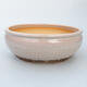 Ceramic bonsai bowl 15 x 15 x 5.5 cm, color pink - 1/3