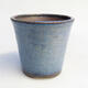 Ceramic bonsai bowl 7.5 x 7.5 x 7 cm, color blue - 1/3