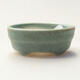 Mini bonsai bowl 4 x 2.5 x 1.5 cm, color green - 1/3