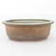 Ceramic bonsai bowl 22 x 18 x 7.5 cm, color green - 1/3