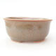 Ceramic bonsai bowl 12 x 10 x 5.5 cm, color brown - 1/3