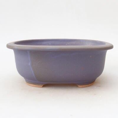 Ceramic bonsai bowl 15.5 x 12 x 6 cm, color purple - 1