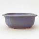 Ceramic bonsai bowl 15.5 x 12 x 6 cm, color purple - 1/3