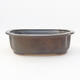 Ceramic bonsai bowl 23 x 20 x 7 cm, color gray - 1/3