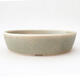 Ceramic bonsai bowl 18 x 13 x 4.5 cm, color gray - 1/3