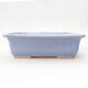Ceramic bonsai bowl 17 x 12.5 x 5.5 cm, color blue - 1/3