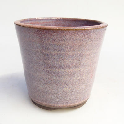 Ceramic bonsai bowl 8.5 x 8.5 x 8 cm, color pink - 1