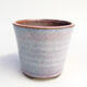Ceramic bonsai bowl 8.5 x 8.5 x 7.5 cm, color pink - 1/3