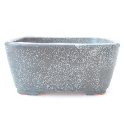 Ceramic bonsai bowl 13 x 10 x 6 cm, color gray - 1