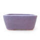 Ceramic bonsai bowl 13 x 10 x 6 cm, color purple - 1/3