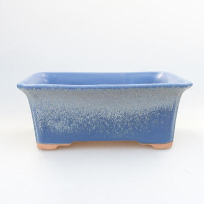 Ceramic bonsai bowl 17.5 x 14 x 6.5 cm, color blue - 1