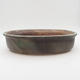 Ceramic bonsai bowl 32 x 27.5 x 7.5 cm, color brown-green - 1/3