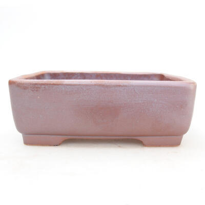Ceramic bonsai bowl 15 x 11 x 5 cm, color brown - 1