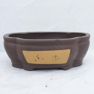Bonsai bowl 34 x 28 x 11 cm, gray color - 1
