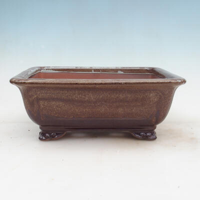 Bonsai bowl 31 x 23 x 12 cm, color brown - 1