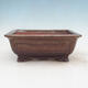 Bonsai bowl 31 x 23 x 12 cm, color brown - 1/7