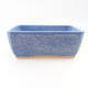 Ceramic bonsai bowl 14.5 x 11 x 5 cm, color blue - 1/3