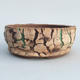 Ceramic bonsai bowl 16 x 16 x 6 cm, color cracked - 1/3