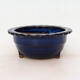Ceramic bonsai bowl 16 x 16 x 7 cm, color blue - 1/3