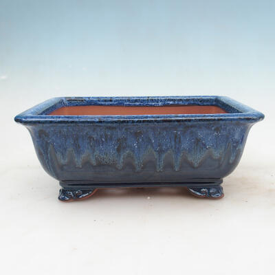 Bonsai bowl 31 x 23 x 12 cm, color blue - 1