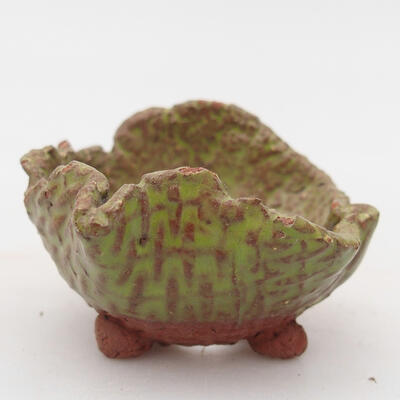 Ceramic shell 6.5 x 5 x 4 cm, color green - 1