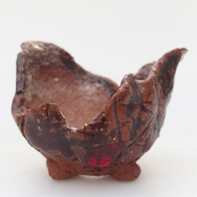 Ceramic shell 5.5 x 5 x 5 cm, color red - 1