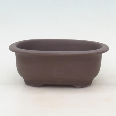 Ceramic bonsai bowl 18 x 14.5 x 7 cm, red color - 1