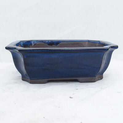 Bonsai bowl 31 x 24 x 10 cm, color blue - 1