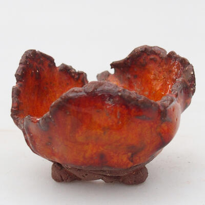 Ceramic shell 6 x 5 x 4.5 cm, color orange - 1