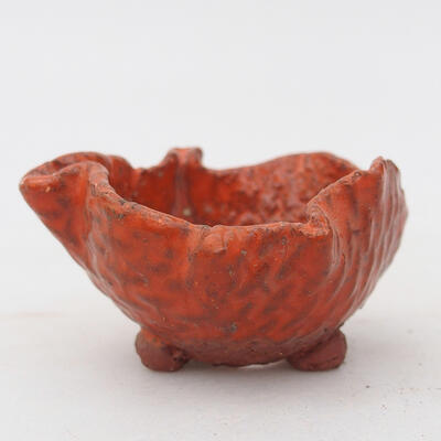 Ceramic Shell 6.5 x 5.5 x 3.5 cm, color orange - 1