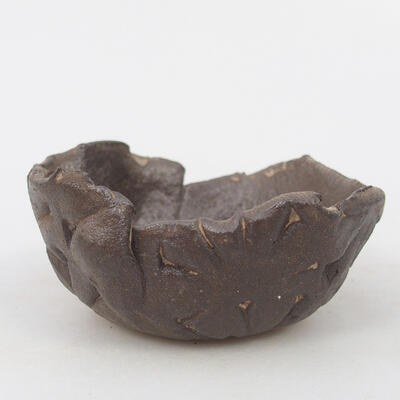 Ceramic shell 8.5 x 8.5 x 4 cm, color brown - 1
