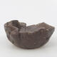 Ceramic shell 8.5 x 8.5 x 4 cm, color brown - 1/3