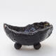 Ceramic Shell 8.5 x 8 x 4.5 cm, color blue-black - 1/3