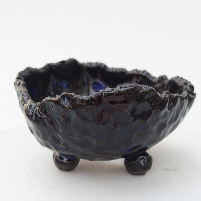 Ceramic Shell 9 x 8 x 4.5 cm, color blue-black - 1