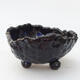 Ceramic Shell 9 x 8 x 4.5 cm, color blue-black - 1/3