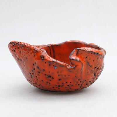 Ceramic Shell 9 x 9 x 5 cm, color orange - 1