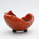 Ceramic Shell 9 x 8 x 7 cm, color orange - 1/3