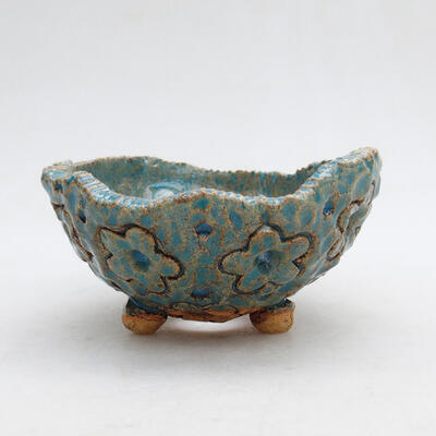 Ceramic Shell 9.5 x 9 x 5 cm, color blue - 1