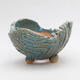 Ceramic shell 9.5 x 9 x 7 cm, color blue - 1/3