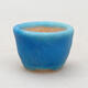 Ceramic bonsai bowl 2 x 2 x 1.5 cm, color blue - 1/3