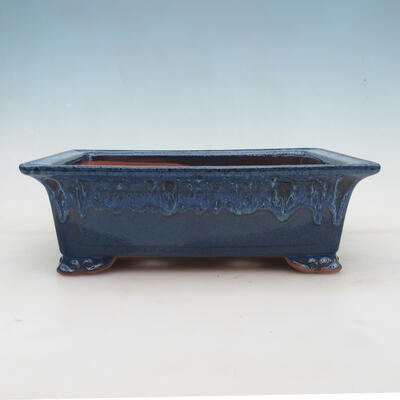Bonsai bowl 31 x 21 x 10 cm, color blue - 1