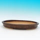 Bonsai ceramic bowl CEJ 4, dark brown - 1/3