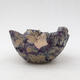 Ceramic shell 9 x 9 x 5.5 cm, color natural purple - 1/3